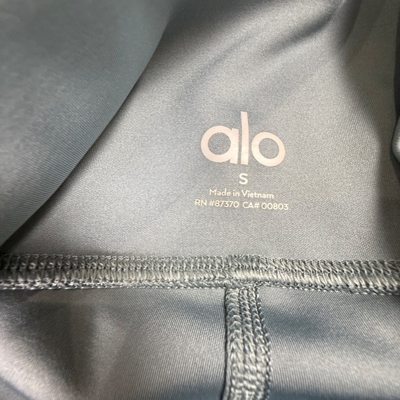 Alo Airlift High-Waist 7/8 Game Changer Legging Cosmic Gray Sz S 30" Inseam - Picture 5 of 10